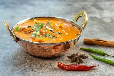 Chicken Tikka Masala image from different angle